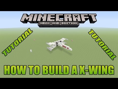 how to build a x-wing in minecraft