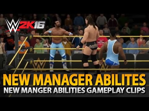 WWE 2K16: New Manager Abilities Gameplay