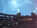 F-15 flyby at pats opening game