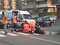 Sinistro tra una Seat Leon e un ciclista. I soccorsi