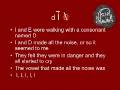 vowel song