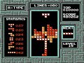 this movie aims for the fastest possible time to get a score of 999999 in the nintendo tetris. it warps directly to the 19th level and fills half of the field quickly to be able to operate short distances in the top part of the field. from there on, it only gets tetrises (4-line clearings) until the score is maxed out. the occasional blinks in the movie are caused by rapid pausing to manipulate luck.