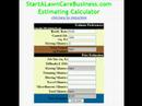 How to estimate (quote) a residential yard for a lawn care service business.