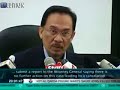 Anwar Wants Police To Drop Sodomy Case Anwar Wants Police To Drop Sodomy Case