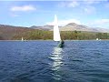 Gybing in perfect conditions Gybing in perfect conditions
