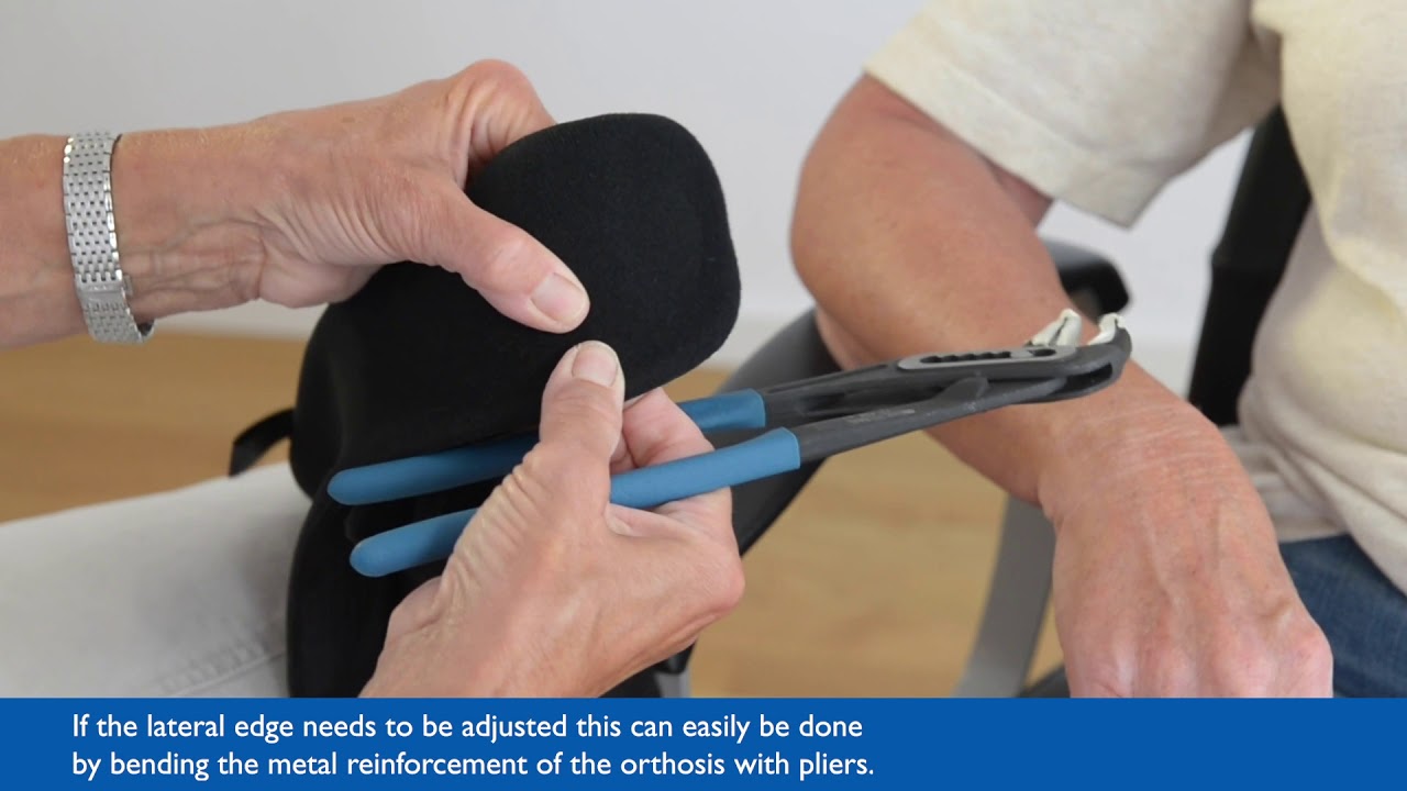 SOT Resting Splint Fitting a contracted hand