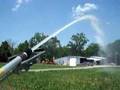Irrigation Sprinkler Operation at Belvue Farm