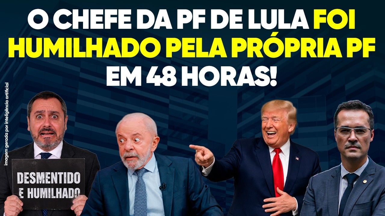 Chefe da PF de Lula Defende Bandidos Alvos de Trump e da PF!