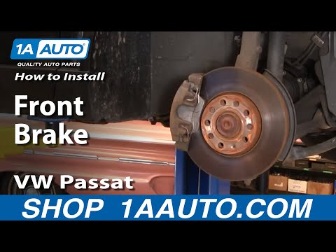 How To Install Replace Front Brakes VW Passat 98-01 1AAuto.com