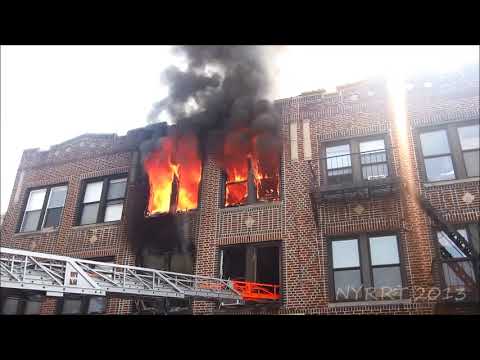 fdny - FDNY 9/11/13 Brooklyn: 2nd Alarm Box 2598 4315 18th Ave. Fire was in a 3 story 25x50/;'
