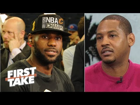 Video: Carmelo Anthony never had the teams LeBron, Dwyane Wade had | First Take