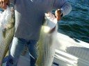 Pablo and Codi Jones lands to BIG BASS in Moriches 10-10-08