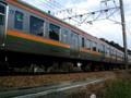 東海道線興津付近を通過する211系下り普通列車