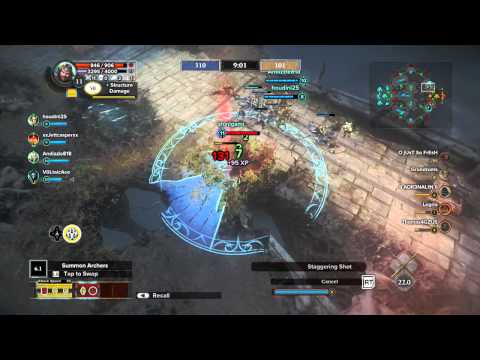 How To Arathorn: 17-0 and a 1v3 Triple Kill - Guardians of Middle Earth HD Gameplay