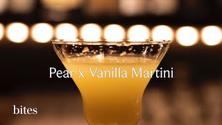 Pear x Vanilla Martini / 洋梨とバニラのマティーニ