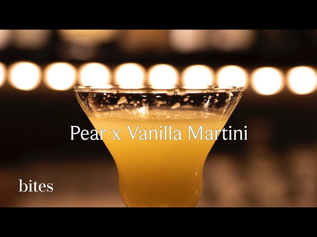 Pear x Vanilla Martini / 洋梨とバニラのマティーニ