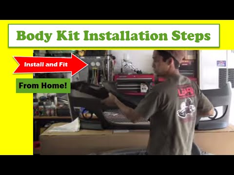 Body Kit Installation Steps – How To Install & Fit Your Body Kit From Home!