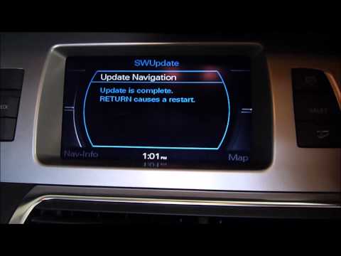 how to update audi navigation dvd