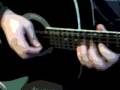 Playing my acoustic