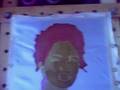 princesse lalla soukaina painting on silk