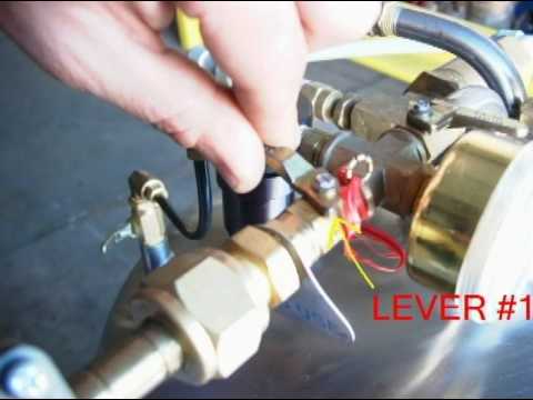 how to drain hpa tank