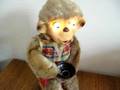 VINTAGE BAT/OP TIN BUBBLE BLOWING MONKEY ALPS JAPAN