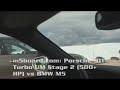 BMW M5 vs Porsche 911 turbo (996) Ultimate Motorwerks Stage 2 + Cargraphic exhaust = m5board.com