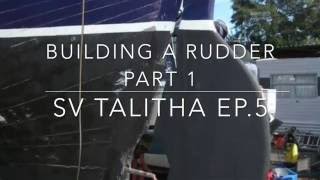 Finished building a new rudder!