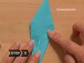 how to make an origami crane