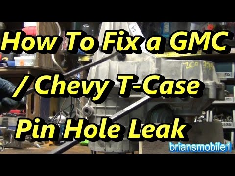 GMC Chevy Transfer Case Pin Hole Leak Fix