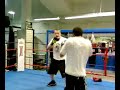 sparring at liberty gym