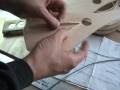 Stick Dulcimer Making part 4.2 soundboard thicknessing and struts