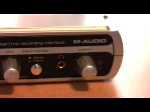 how to install m-audio fast track usb