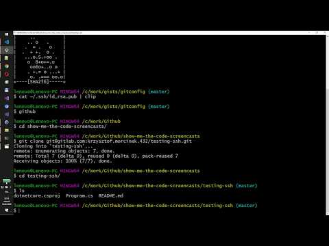 [Screencast] Klonowanie repozytorium poprzez SSH krok po kroku