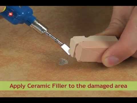 how to patch ceramic tile