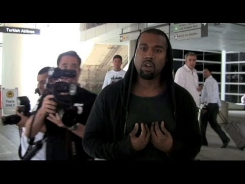 Kanye West – Kicks Off With A Paparazzi #LOL