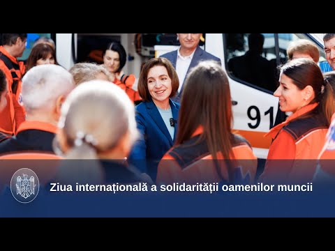 В Международный день солидарности трудящихся Президент Майя Санду посетила подстанцию скорой медицинской помощи столичного сектора Ботаника