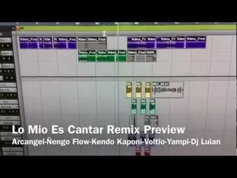 Kendo Kaponi Ft Arcangel, Julio Voltio, Ñengo Flow - Lo Mio Es Cantar (Remix) (Official Preview)