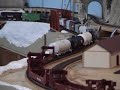 Ferromex SD70ACe model en maqueta N de M vista general