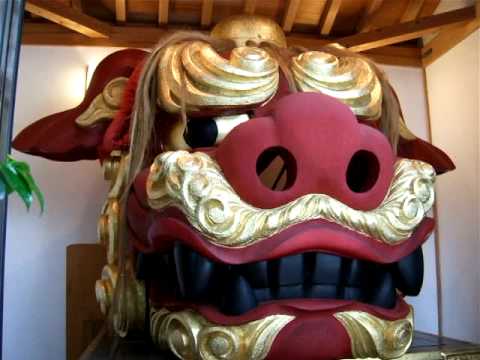 Ｍｙ東京日和　赤と黒！でっかい獅子発見！波除稲荷神社 「災難を除き、波を乗り切る」 波除稲荷様 東京都中央区築地　Japanese sightseeing Tsukiji　日本游览筑地　일본 관광 츠키지