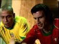 Portugal vs. Brazil with Ronaldinho�s Elastico in Slow-Mo!!!