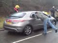 can am renegade quad bikers flood water resue