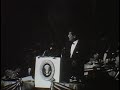 President Kennedy at Democratic Fund-Raiser (1962)