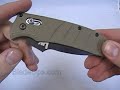 Benchmade H&K Snody Auto Axis Knife, Spear Point Combo Edge, Sand Handle