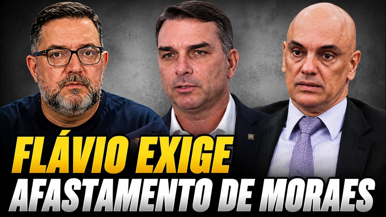Flávio Bolsonaro questiona isenção e pede suspeição de Alexandre de Moraes