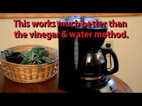 how to unclog mr coffee maker