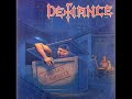 Defiance - Product Of Society (1989) Line-up: Doug Harrington - Guitars Jim Adams - Guitars Ken Elkinton - Vocals Matt Vander Ende - Drums Mike Kaufmann - Bass Produced by Jeff Waters 1.