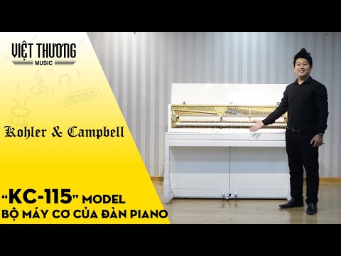 Chi tiết bộ máy cơ đàn piano Kohler & Campbell KC-115