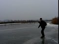 20090101 - Schaatsen langs de Zeedijk tussen Nijkerk en Strand Nulde