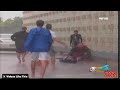 Kite Flying Accident-75 MPH Winds in Florida Hurricane 2008